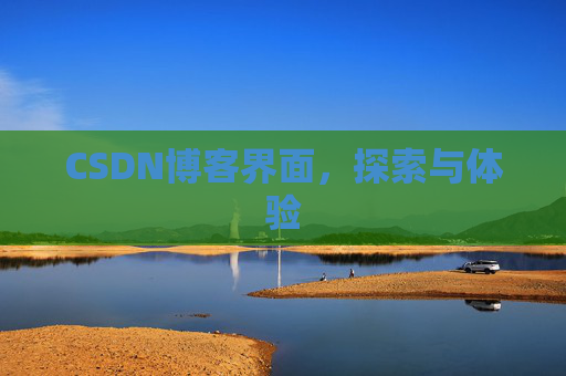 CSDN博客界面，探索与体验